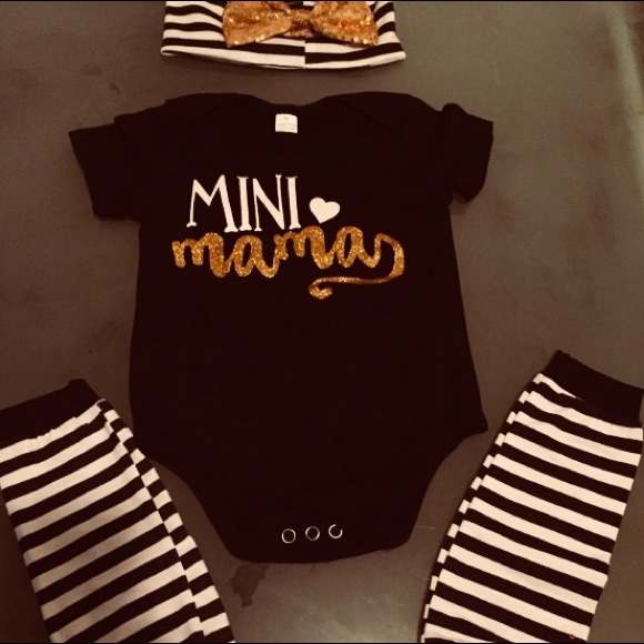 mini mama baby outfit